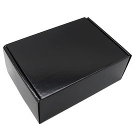 주문 재생된 광택이 없는 물결 모양 화물 박스, 상자 Cutsomized 까만 물결 모양 크기 온라인 제조