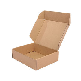 Kraft 종이 브라운 판지 상자, 주문 물결 모양 상자 간격 0.23mm 협력 업체
