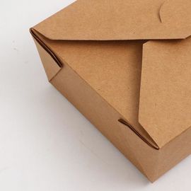 접히는 테이크아웃 음식은 유효한 환경 보호 각종 크기를 상자에 넣습니다 협력 업체