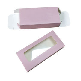 인쇄된 Foldable 관례는 투명한 창을 가진 현대 디자인을 상자에 넣습니다 협력 업체