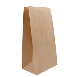 주문 내유성 관례는 Kraft 부대, 주문 브라운 종이 봉지 간격 30를 - 160gsm 인쇄했습니다 온라인 제조