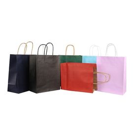 유효한 유행 Kraft 종이 봉지 크기 21 * 11 * 27cm 각종 색깔 협력 업체