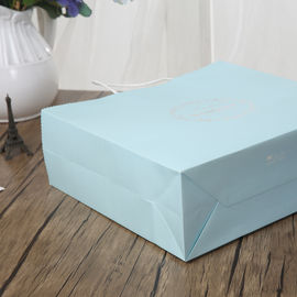 밝은 파란색/분홍색 서류상 선물 부대 150gsm 백색 Kraft 종이 물자를 개인화했습니다 협력 업체