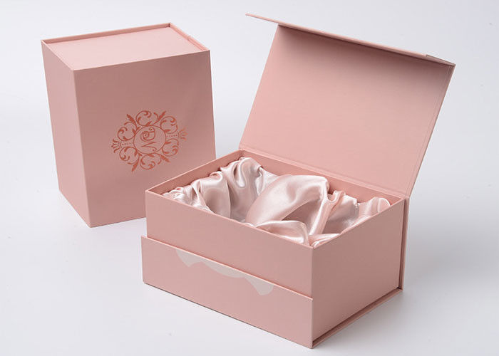 Handmade 아름다운 분홍색 선물 상자, 자석 종이상자 간단한 재상할 수 있는 협력 업체