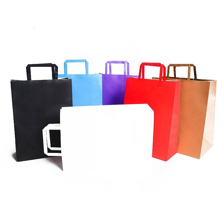 다채로운 인쇄된 Kraft 종이 봉지 음식 급료 물자 Flexo 인쇄 표면 취급 협력 업체