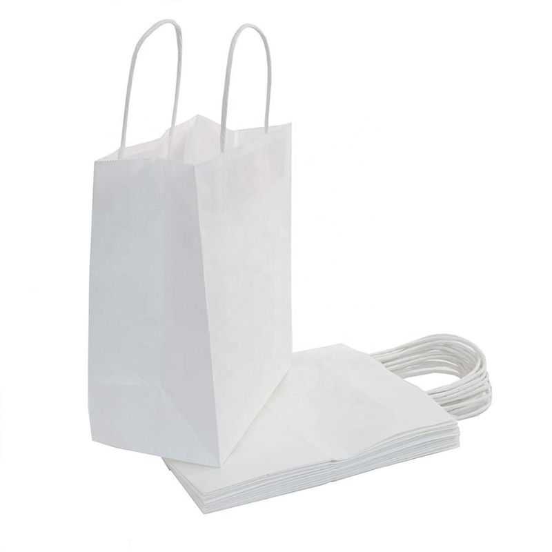 유효한 유행 Kraft 종이 봉지 크기 21 * 11 * 27cm 각종 색깔 협력 업체