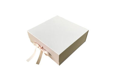 Good price 유행 리본 동점 선물 상자, 개인화된 포장 상자 관례 로고 온라인으로