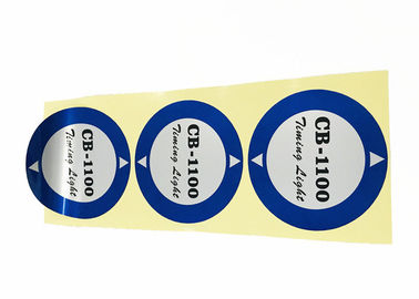 Good price 광택 있는 원형 주문 접착성 라벨/광택이 없는 끝 간격 0.2 - 0.3mm 온라인으로