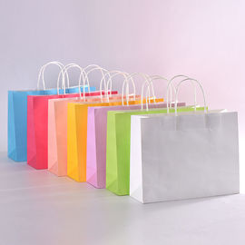 Good price Kraft 주문을 받아서 만들어진 크기에 의하여 착색된 종이 봉지, 갈색 포장지 선물은 환경 친화적인을 자루에 넣습니다 온라인으로