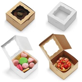 Good price 빵집 케이크는 상자, 명확한 투시창을 가진 식품 포장 상자를 나릅니다 온라인으로