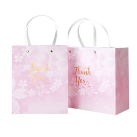 Good price 아름다운 관례에 의하여 인쇄된 선물은 편평한 손잡이를 가진 매끄러운 주문을 받아서 만들어진 로고를 자루에 넣습니다 온라인으로