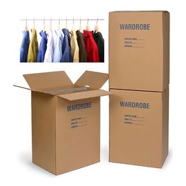 Good price 막대기 플러스 골판지 판지를 포장하는 착색된 물결 모양 옷장 이동하는 상자 온라인으로