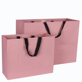 Good price 박판으로 만들어진 분홍색 색깔 마분지 부대는/선물을 위한 사치품을 물색 인쇄했습니다 온라인으로